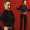 Black Silk Pant